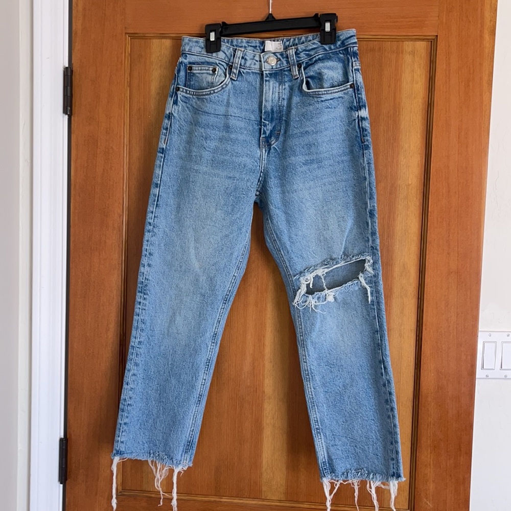 Topshop straight jeans
